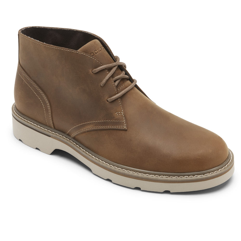 Rockport Støvler Herre Brune - Charlee Waterproof Chukka - ELJD63579